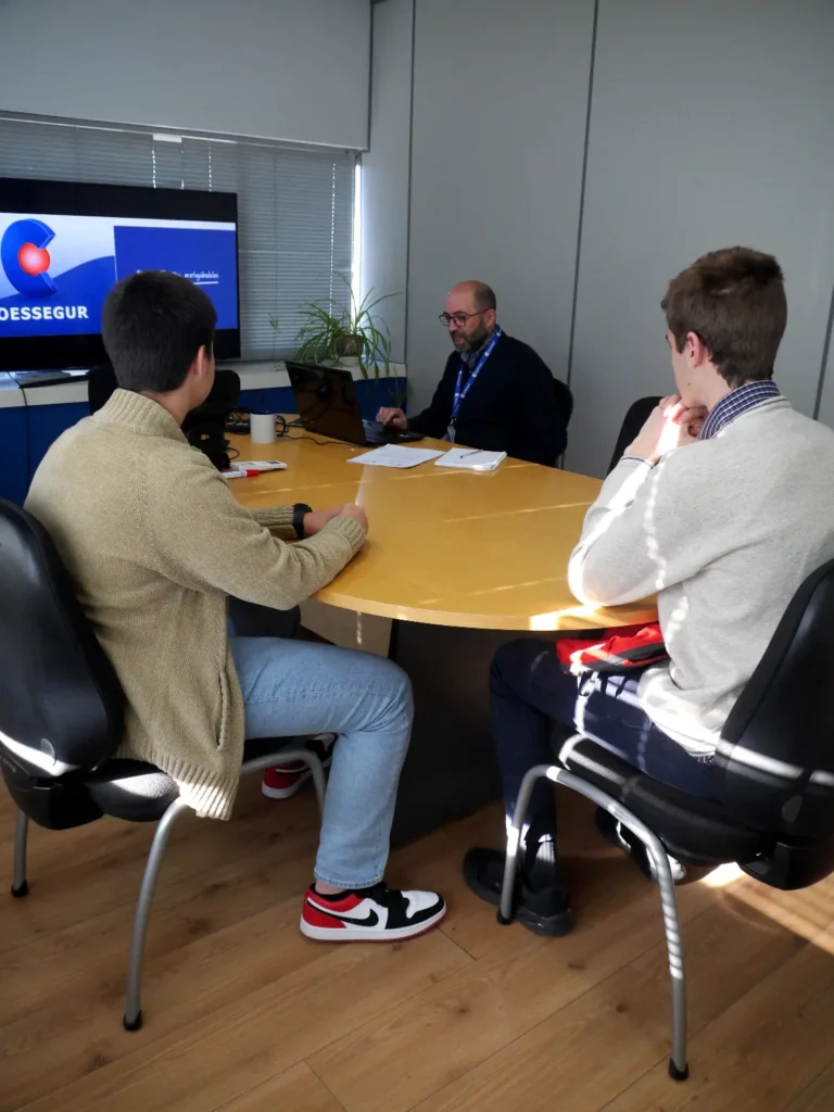 Alumnos de la Eso en Coessegur